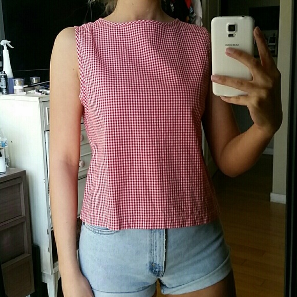 Vintage Tops - 🍡Vintage sleeveless cotton blouse